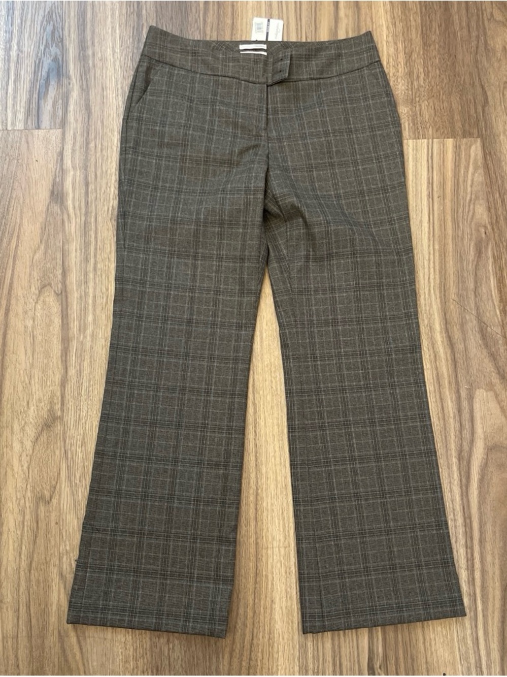 Halogen Olive Plaid Quinn Fit Dress Pants